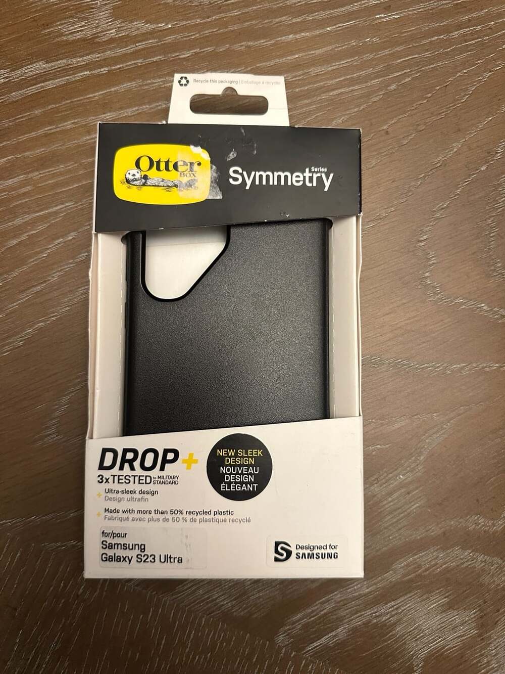 OtterBox Symmetry Series phone Case for Samsung Galaxy S23 Ultra Black